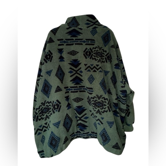 BloomChic Geometric Pocket Gathered Zipper Jacket Size 22-24 Womens - Picture 6 of 13